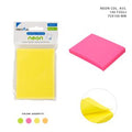 BLOCO DE NOTAS ADESIVAS 75X100MM 100FL FLUORESCENTE