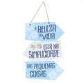 PLACA DECORATIVA FRASES ZY6845-2520 REF.S44996