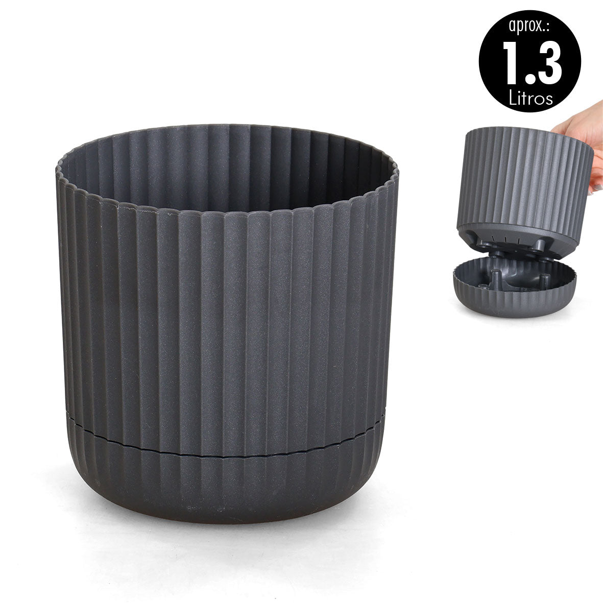 VASO N1 KRS-261 CINZA