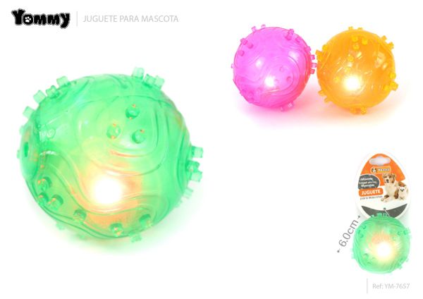 Brinquedo para animais de estimação em TPR 6,0 CM