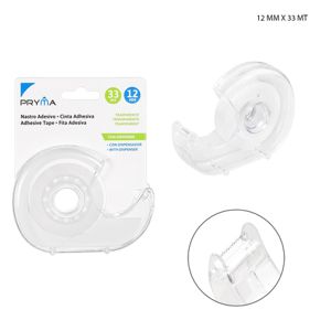 FITA ADESIVA TRANSPARENTE COM DISPENSADOR