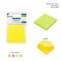 BLOCO DE NOTAS ADESIVAS 75X75 100FLUO