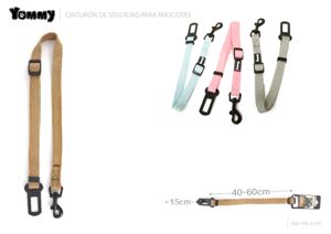 Cinto de segurança monocromático para carro 1,5 CM * 40-60 CM
