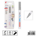 MARCADOR DE TINTA PONTA FINA 0.7MM PRATA