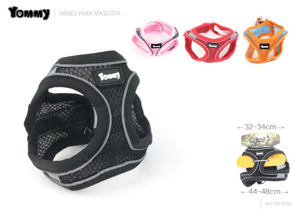 Peitoral duplo para animais de estimação M