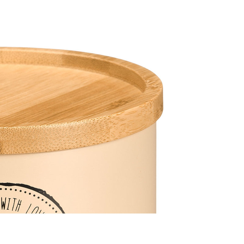 BAMBOO LID STACKABLE JAR
