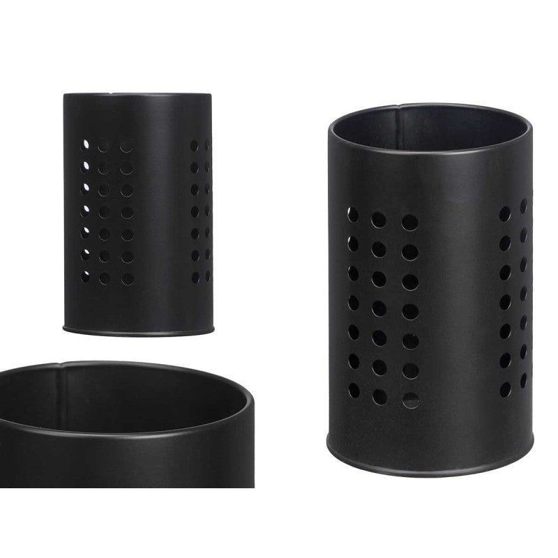 SUPORTE PRETO PARA UTENSÍLIOS