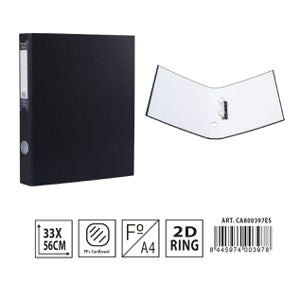 ARQUIVADOR DE 2 ARGOLAS D2 PRETO