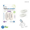 BORRACHA OVAL 5.8X2.8X1CM 2UN