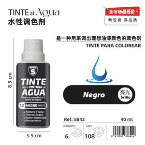 Colorante Negro 40Ml Al Agua
