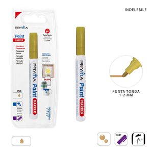 MARCADOR DE PINTURA REDONDO 2MM DOURADO