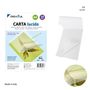 PAPEL VEGETAL 21X29,7CM A4 10FLS