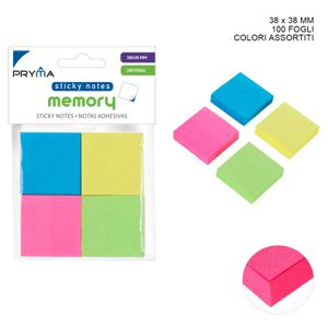 BLOCO NOTAS ADESIVAS 38X38MM 100FL 4UN