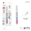 MARCADOR REDONDO DE TINTA 2MM BRANCO