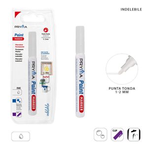 MARCADOR REDONDO DE TINTA 2MM BRANCO