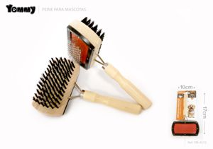 Escova dupla face agulha fina 17*10