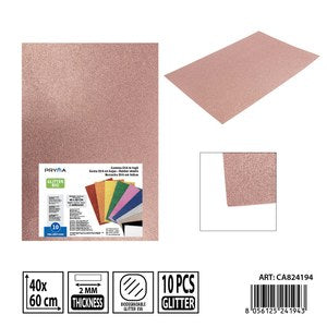 PRYMA GOMA EVA CON PURPUR BIO 40X60CM 2MM ORO ROSA