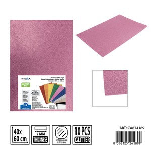 PRYMA ESPUMA DE EVA COM BRILHO BIO 40X60CM 2MM ROSA