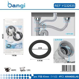 Anilhas 45mm（1-1/2）4PCS