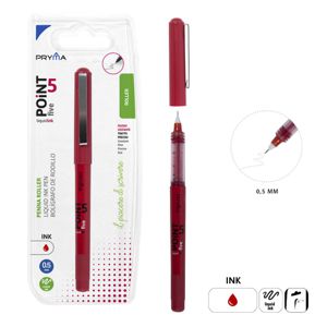 CANETA ESFEROGRÁFICA 0.5MM VERMELHA