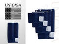 TOALLA ALGODON 500G/M2 AZUL MARINO 100X150CM