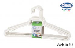 SET 10 PERCHAS PLASTICO 38x17.5cm DEM