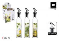 GALHETEIRO VIDRIO 250ML C/TAMPA