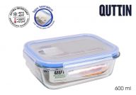 LANCHEIRA RECT. C/TAMPA HERM 17.5x13xm "QUTTIN"