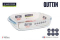 PRATO QUADRADO DE VIDRO 0.75L