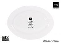 FUENTE OVAL 35.5cm OPAL "TEMARA" MD