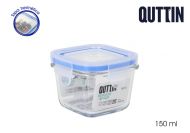 FIAMBRERA CUAD C/TAPA HERM 8.8x6.6cm 150ml"QUTTIN
