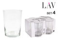 > SET 4 COPO SIDRA 520cc "BEST OFFER"