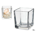 Porta Velas Vidro 8X8