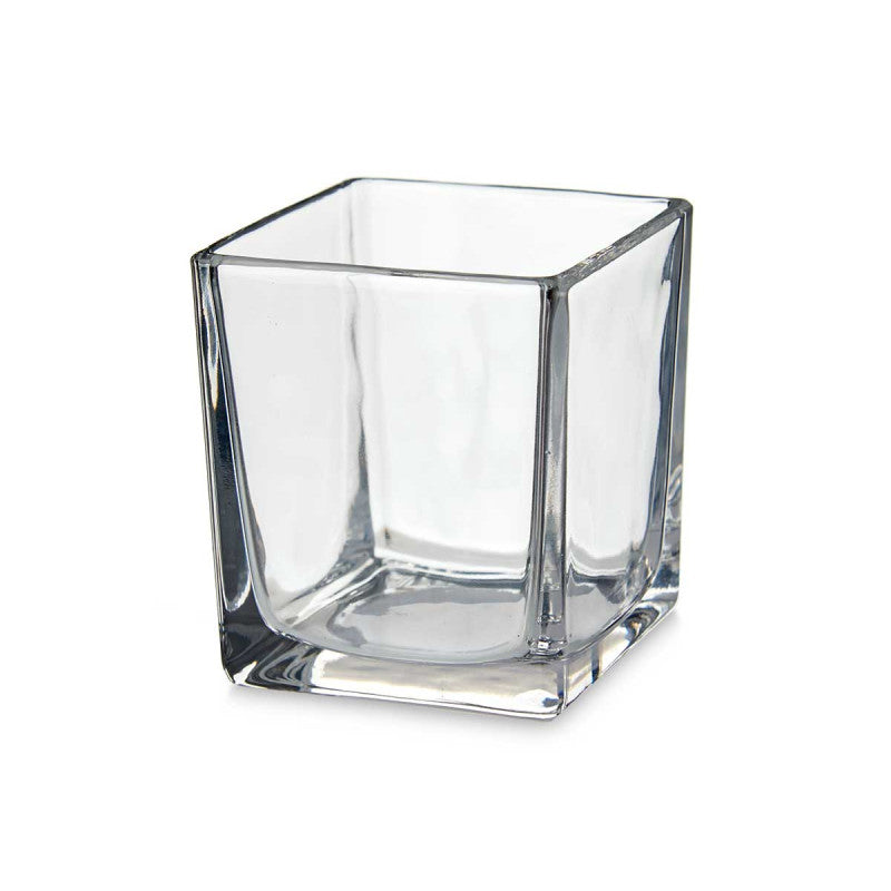 Porta Velas Vidro 8X8