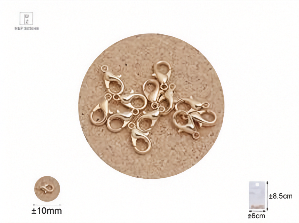 10MM ACESSÓRIOS DE LIGA PARA DIY 12UNIDADES