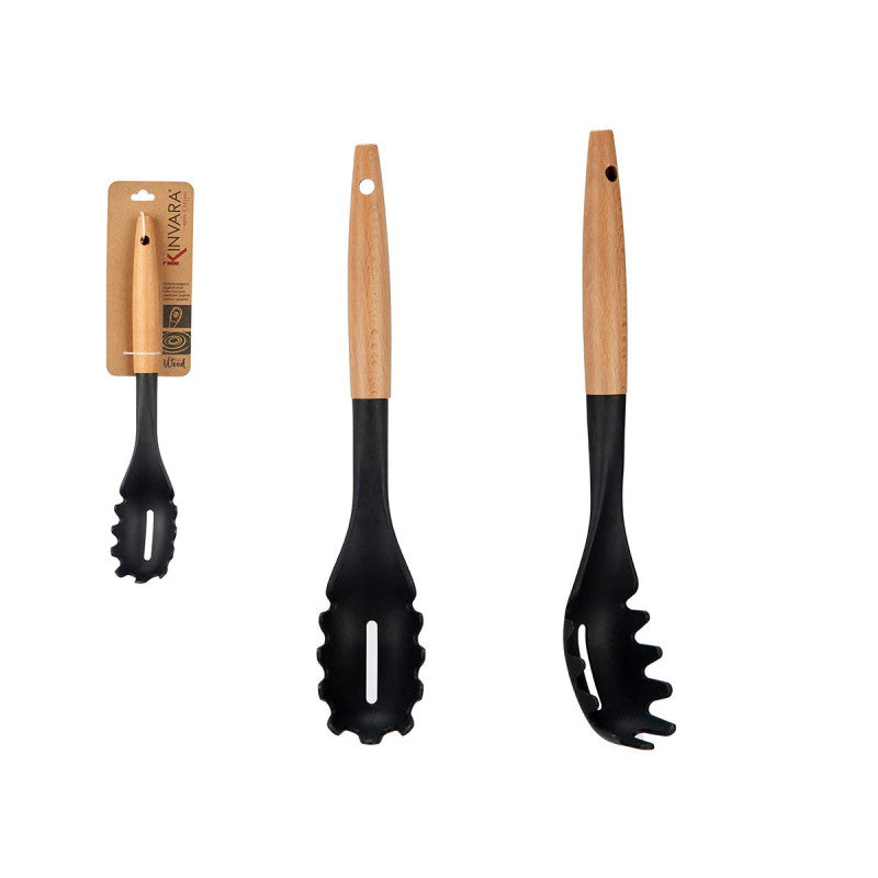 UTENSÍLIO DE MASSA DE COZINHA COM CABO DE MADEIRA