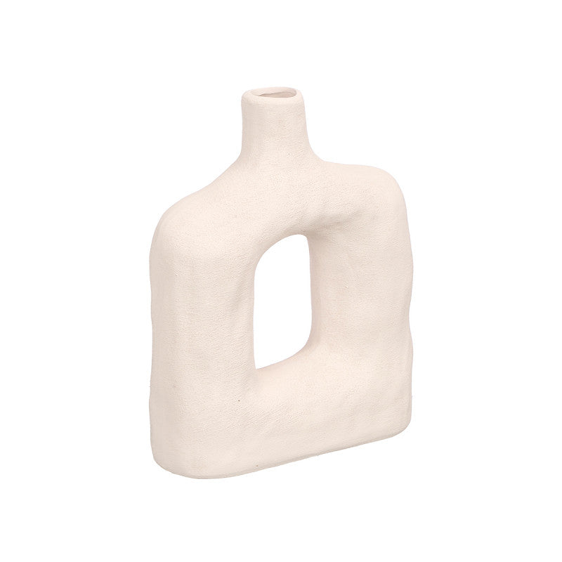 Vaso Moderno Buracos Sahara Branco Médio