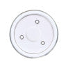 Base Vela Cristal Redonda Dia 14CM