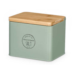 SALEIRO BAMBU TAMPA VERDE MENTA
