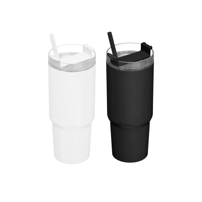 STRAW GLASS 450ML