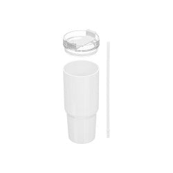 STRAW GLASS 450ML