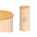 FRASCO ALTO BAMBU TAMPA ESPARGUETE ESPARGUETE BEGE