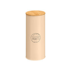 FRASCO ALTO BAMBU TAMPA ESPARGUETE ESPARGUETE BEGE
