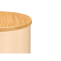 FRASCO ALTO BAMBU TAMPA ESPARGUETE ESPARGUETE BEGE