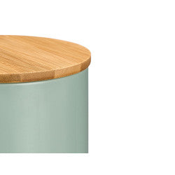 FRASCO ALTO TAMPA BAMBU ESPARGUETE MENTA VERDE